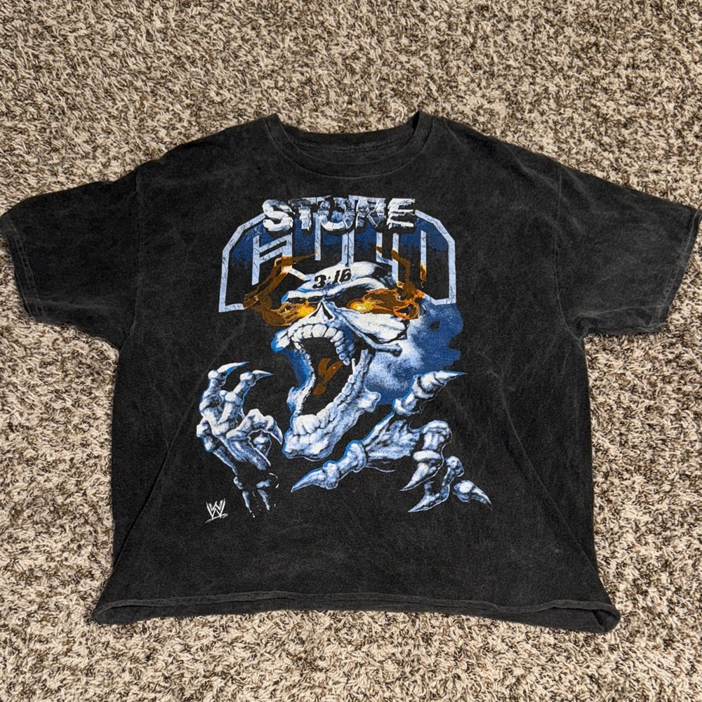 Cropped Stone Cold Steve Austin 3:16 Shirt